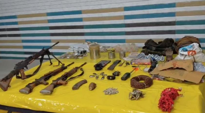 Maoist Arms and Explosives Seized in Joint Night Operation in Malkangiri